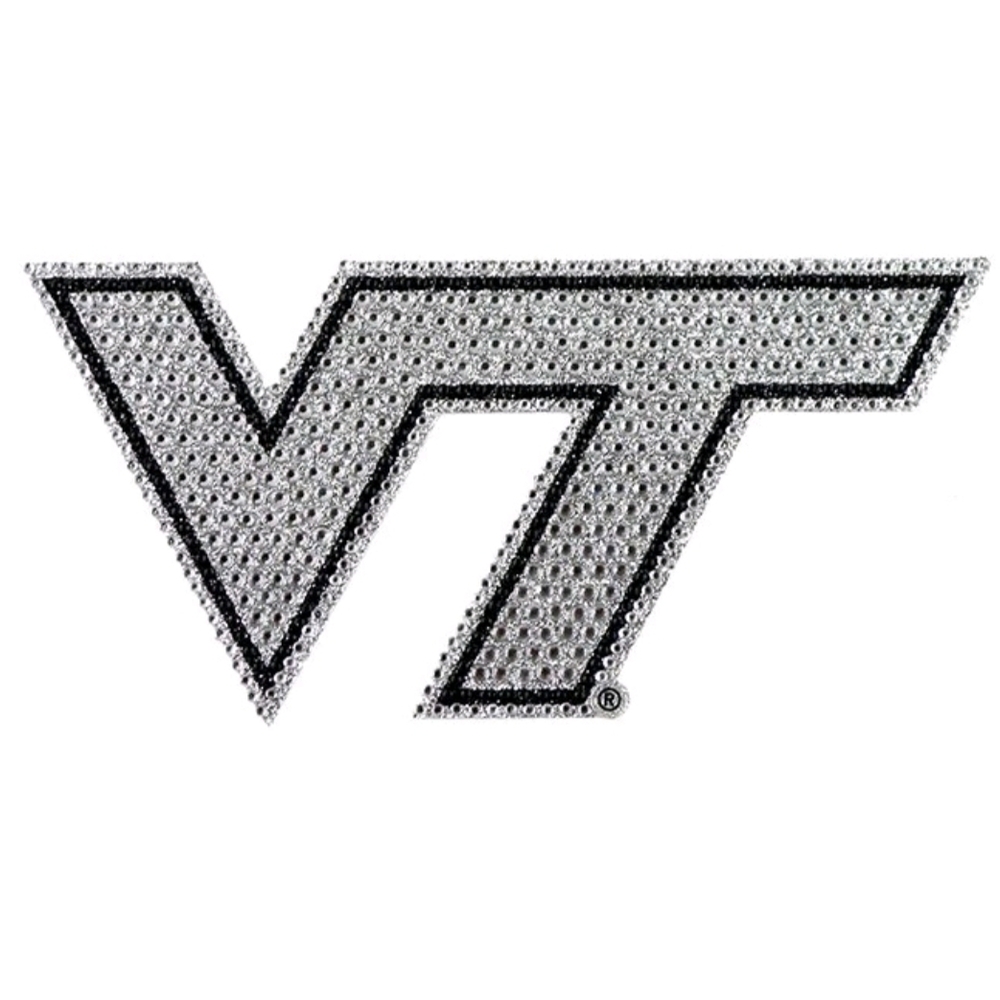 VT Rhinestone Iron-On Patch